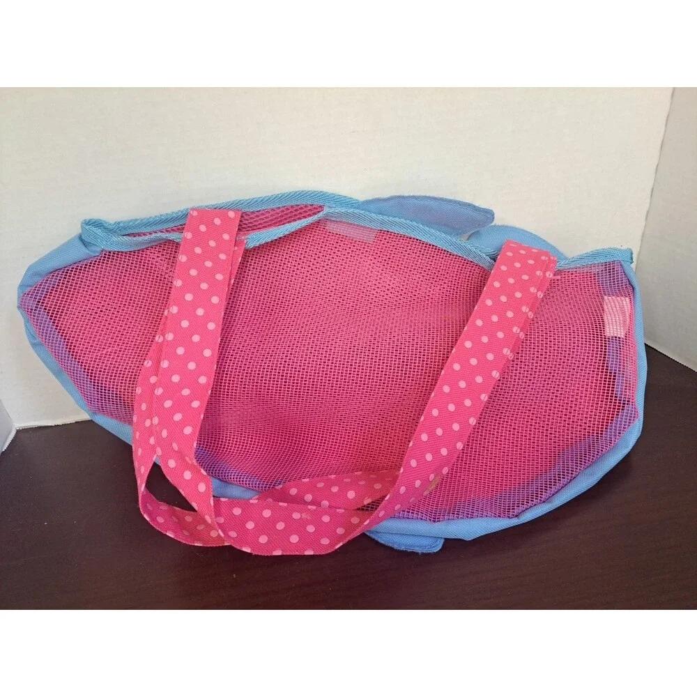 Stephen Joseph Blue And Pink Whale Beach Bag